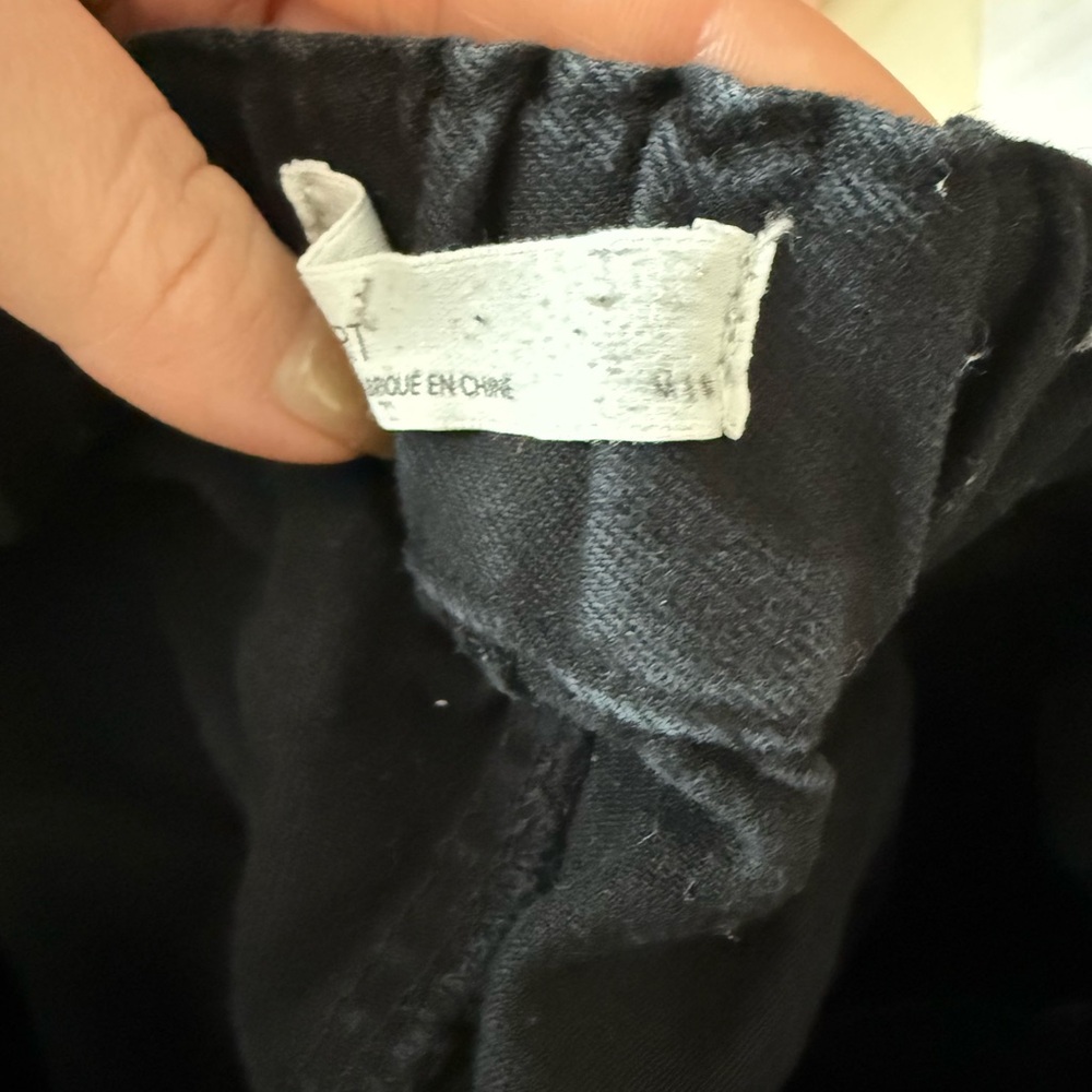 Oak + Fort CROPPED LENGTH TWILL WIDE LEG PANT Medium - Picture 5 of 5